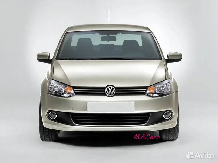 Бампер задний VW Polo 5 2010-2015 в цвет(2)