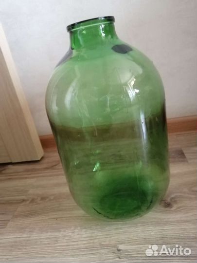 Бутыль 10 литров стекло