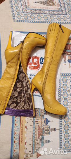 Сапоги осень весна женские