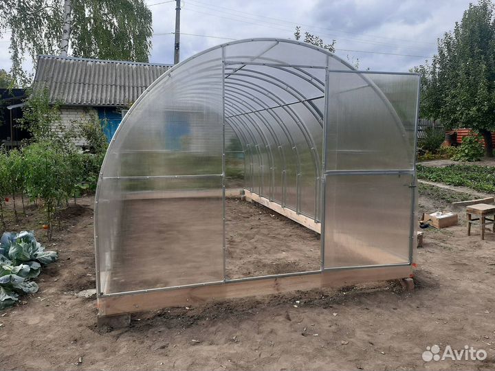 Теплицы 3х4 м, 20х40 мм цинк