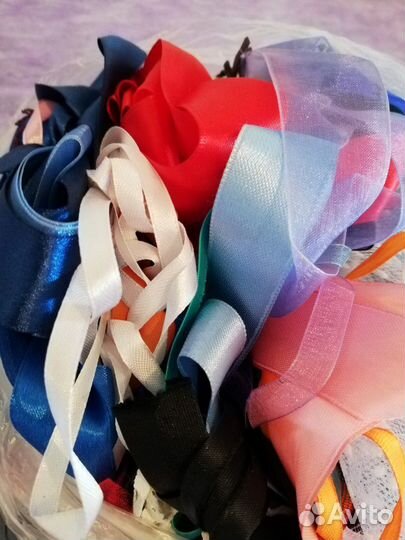 Кожзам, ткань-сетка, декор, тесьма, ленты