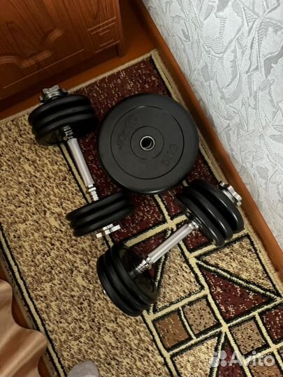 Гантели разборные