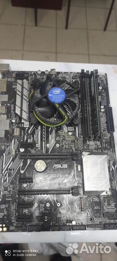 Материнская плата с процессором