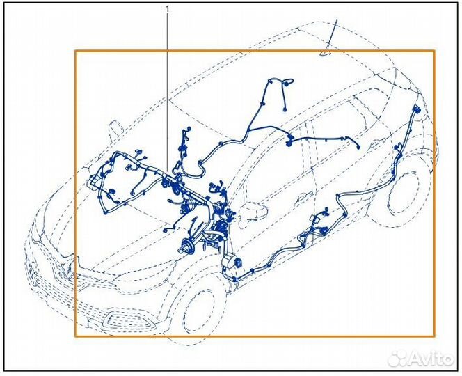 Проводка салона Renault Kaptur F4RE410 2017