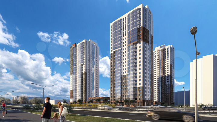 3-к. квартира, 85,8 м², 15/25 эт.