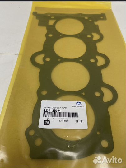 Прокладка гбц solaris kia