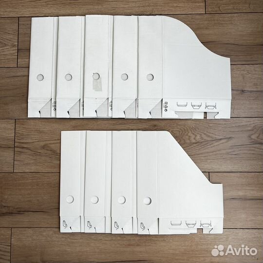 Бумажные папки, лотки для бумаги IKEA 9 штук