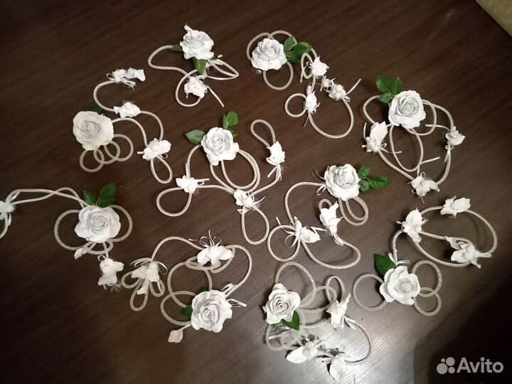 Украшения для машины на свадьбу