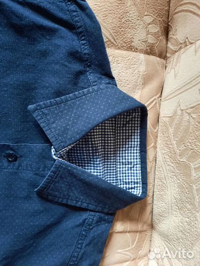 Рубашка с длинным руковом р 116 школа