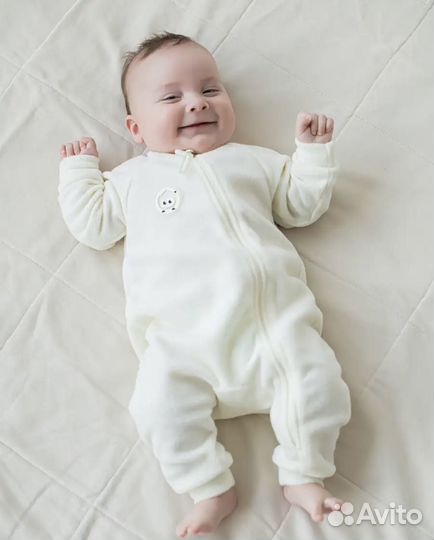 Флисовый комбинезон 68