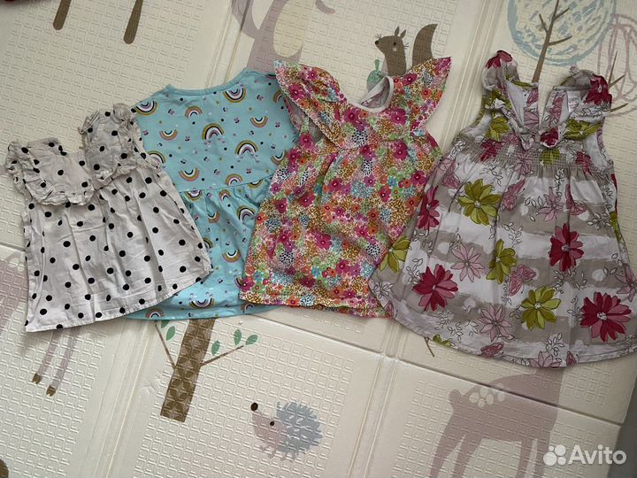 Пакет вещей на девочку 6-9 месяцев