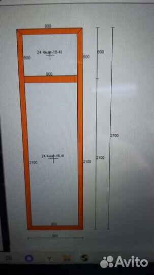 Окна 570мм-1000мм