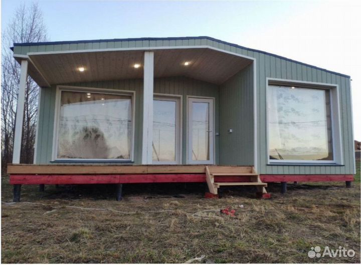 Каркасный дачный дом с доставкой 90 м кв, арт. гн-5796