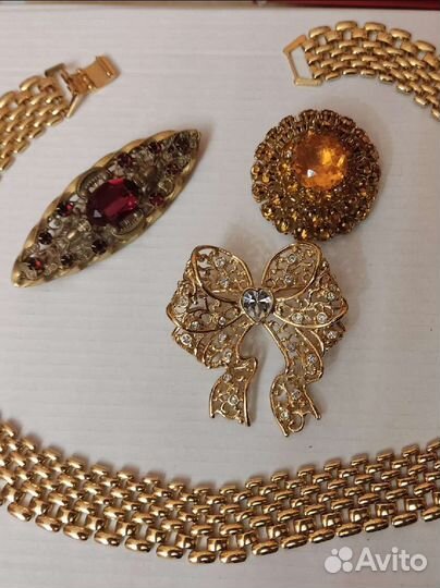 Броши винтажные