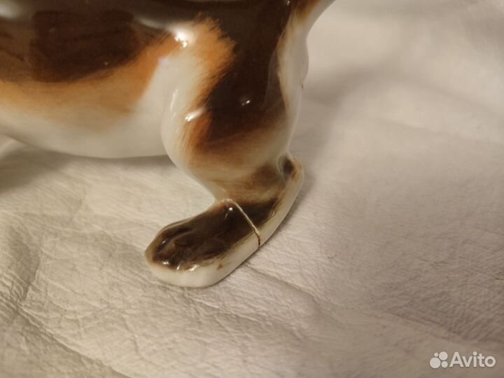 Статуэтка такса лфз под реставрацию