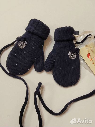 Варежки зимние шерстяные чоби chobi XS
