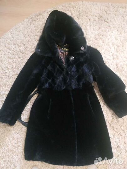 Шуба мутон норка 46 р