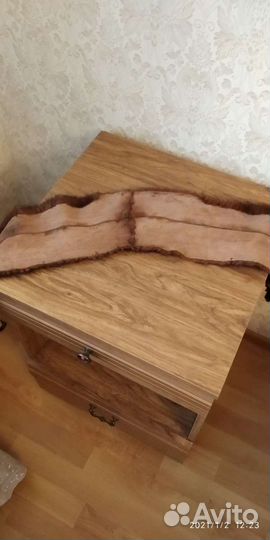 Норковая шапка и воротник