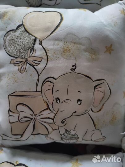 Бортики подушки в детскую кроватку