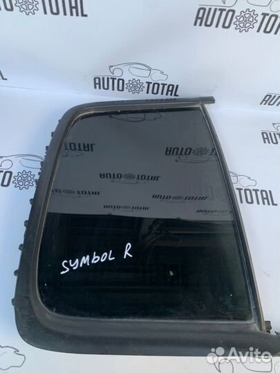Стекло двери заднее правое Renault Symbol K7JA700
