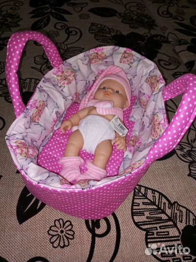 Люлька переноска+подушечка+одеялко