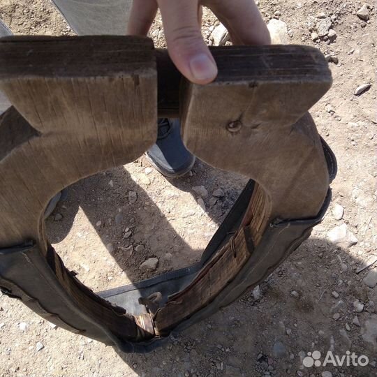 Хомут оригинал деревня кожа винтаж лошадь