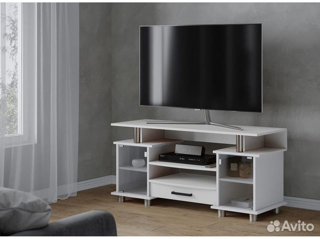 Тумба тв белая с Доставкой