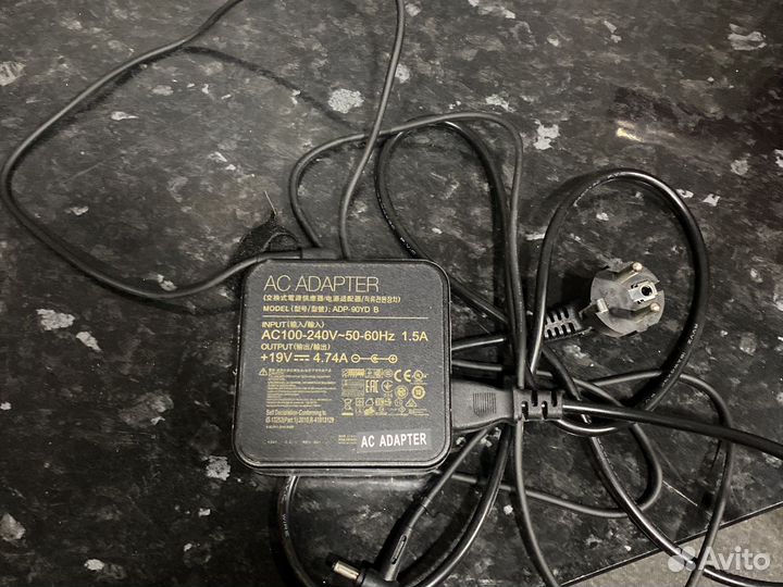 Зарядка для ноутбука asus