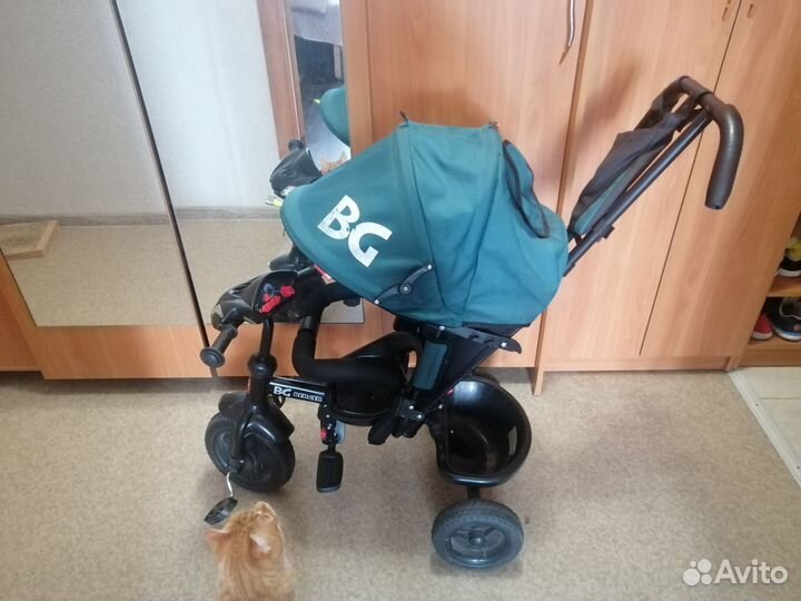 Детский велосипед с ручкой бу