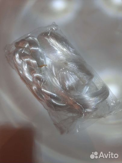 Парик с 2 косичками новый