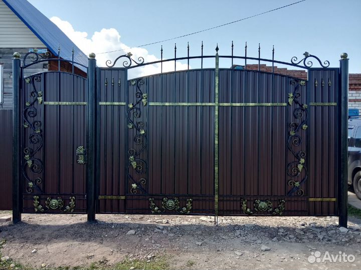 Изготовление ворот, заборов, козырьков, навесов