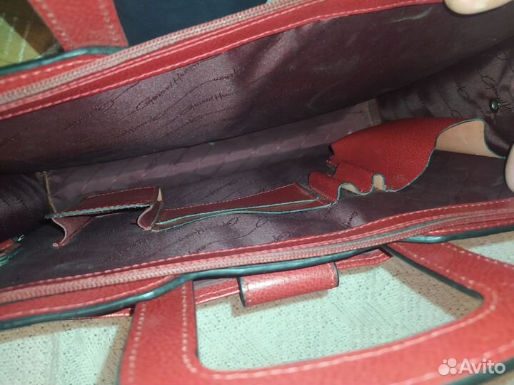 Женский кожаный портфель