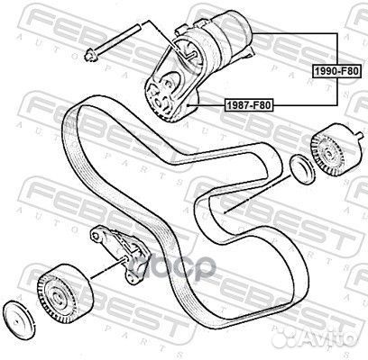 Натяжитель ремня BMW X5 E70 LCI 2009-2013 ECE
