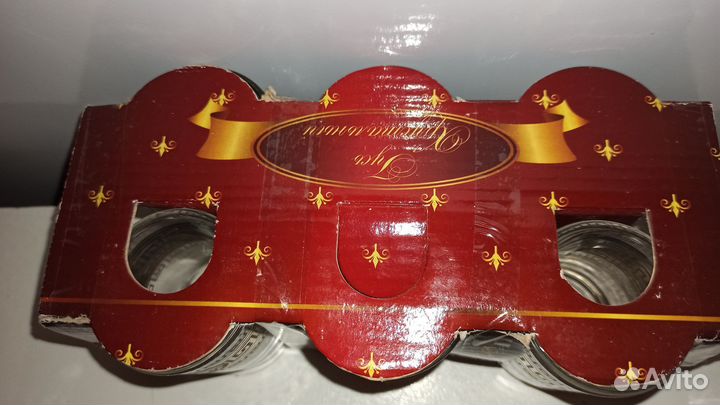 Набор стопок с гравировкой платиной 6 шт.в наличии