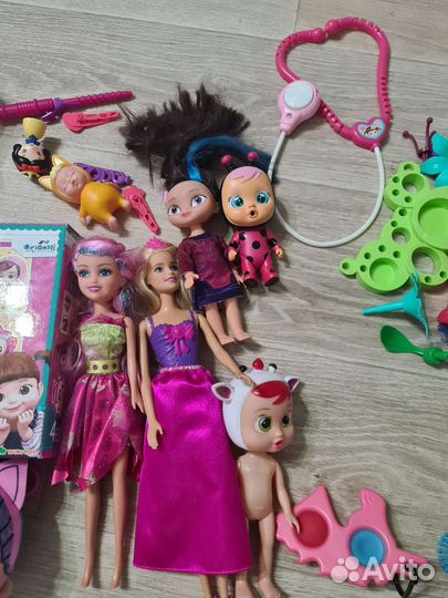 Игрушки пакетом для девочки