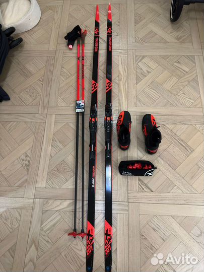 Беговые лыжи и палки