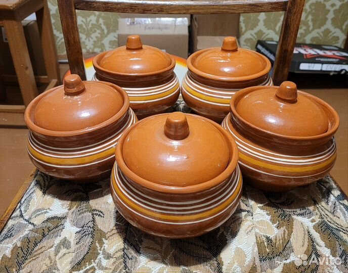 Горшочки для запекания 5штук