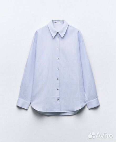 Zara оригинал рубашка оверсайз в наличии XS