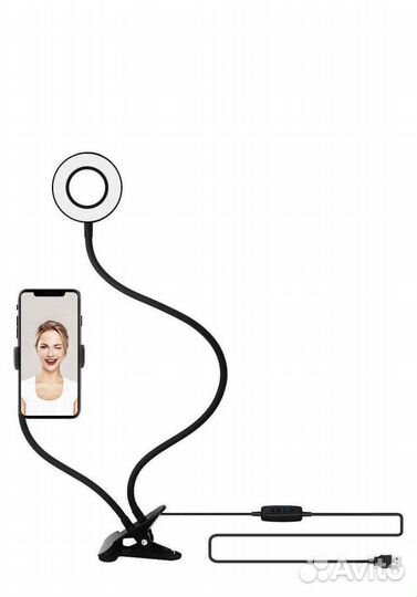 Кольцевая светодиодная лампа для селфи