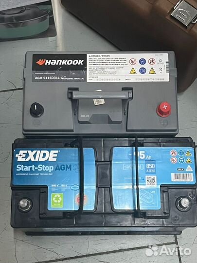 Аккумуляторная батарея Hankook AGM 90AH