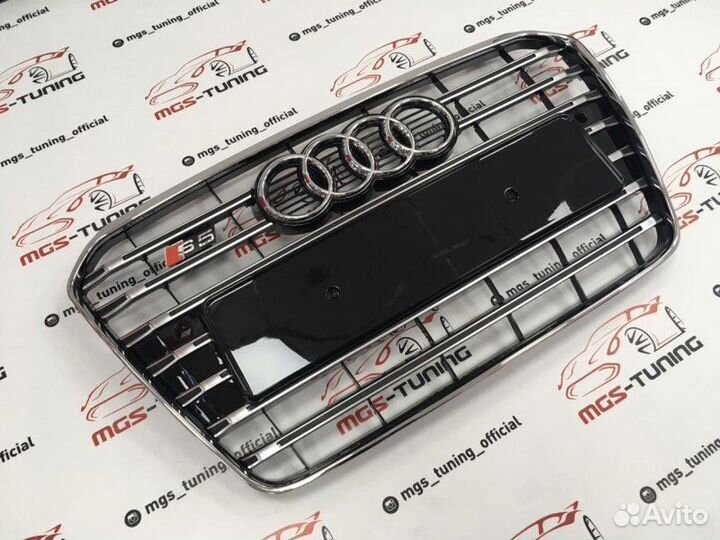 Решётка на Audi A5 11-16гг. S5 стиль 1