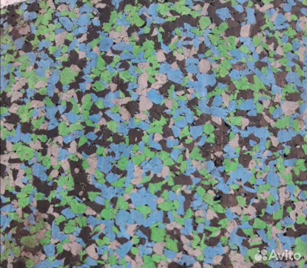 Резиновое покрытие для спортзала