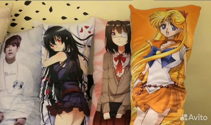 Дакимакура с Аниме принтами (подушка)