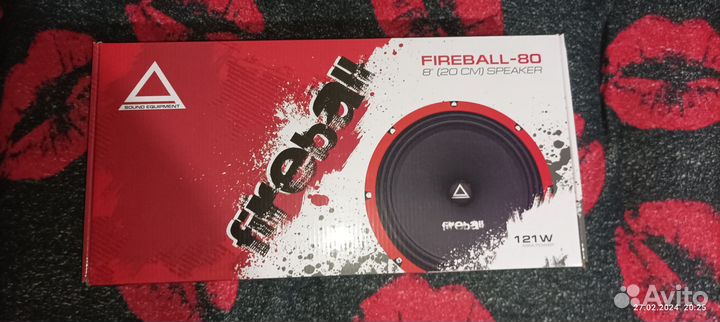 Динамики Aura Fireball 80