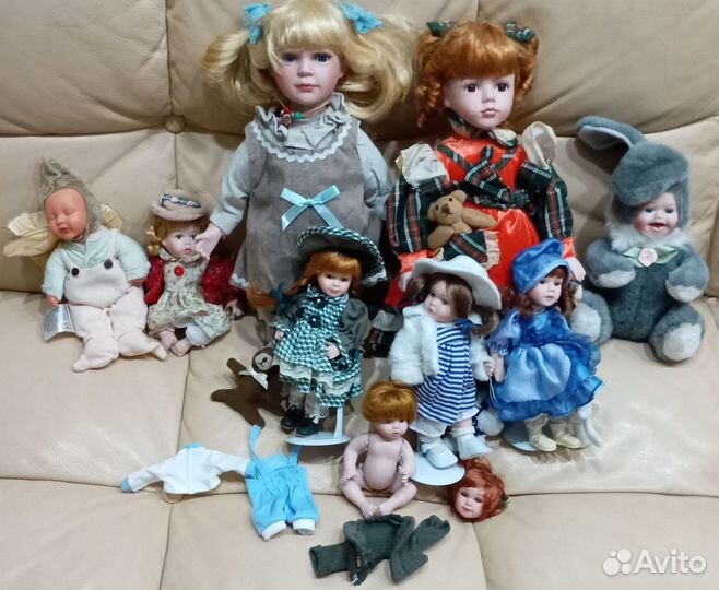 Куклы керамика, цена за все