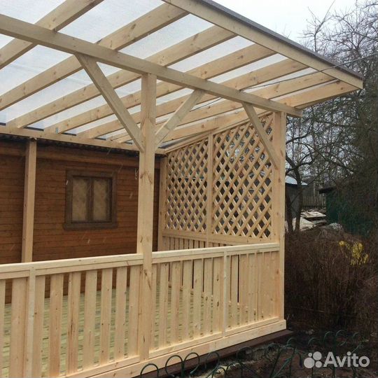 Строительство веранд,пристроек,беседок