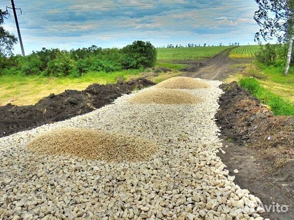 Щебень известняковый с доставкой