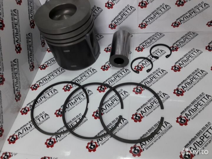 Поршень в сборе с кольцами 4115P012 двс Perkins