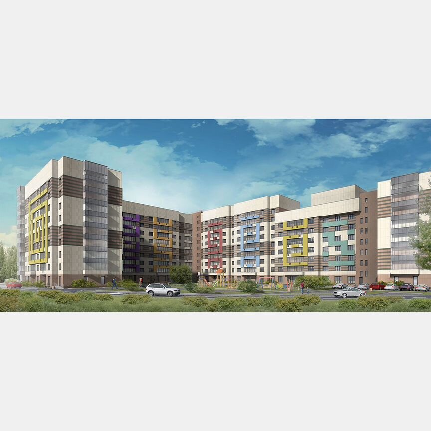 2-к. квартира, 64,1 м², 3/7 эт.