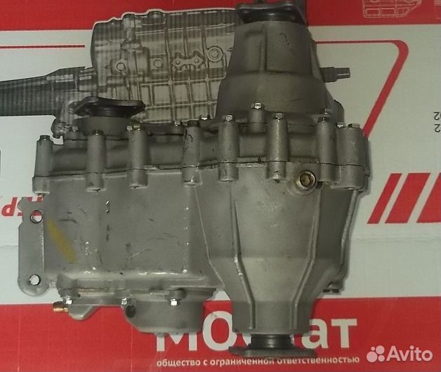 Коробка раздаточная газель в сборе кв. флянец